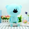 Luz noturna fofa de skate com urso grande fosco, plug-in, para estudantes, cabeceira, pequena luminária de mesa, material de escritório, itens essenciais diários, presente