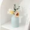 Juego de 4 Jarrones Cerámicos Transfronterizos, Estilo de Porcelana Moderna Neutra, para Mesa de Comedor, Chimenea, Entrada, Decoración de Estantería