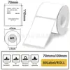 Papel térmico sintético à prova de quatro elementos é adequado para papel de impressora térmica Phomemo M110/M220/Chiteng 221B