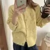 Cardigã Bordado Floral Retrô 2026 Outono/Inverno Novo Estilo Coreano Suave Preguiçoso Tricô Suave Peça Externa Superior
