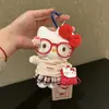 Auténtico Peluche de Dibujos Animados Sanrio Hello Kitty Bolsa Decoración Colgante Llavero Colgante