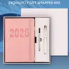Agenda Transfronteriza 2026 Planificador de 365 Días Bloc de Notas de Una Página por Día Gestión del Tiempo Cuaderno de Negocios