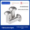 GB867 Rebite de Alumínio com Cabeça Semi-redonda Rebite de Cabeça Redonda Rebite Sólido 1,5 - 6 Fornecimento de Fábrica