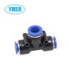 YMER Componentes Neumáticos Conector de Inserción Rápida Conector Rápido de Plástico Manguera de Alta Presión Te en T Invertida Diámetro Variable PEN