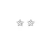 Pendientes de Estrella de Cinco Puntas de Circonita Super Brillantes para Mujer, Lujo Ligero, Exquisitos y de Alta Gama, Pendientes de Estilo Nuevo, Pendientes Súper de Hada y de Hermoso Temperamento