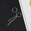 Fornecimento Transfronteiriço de Brincos Estilo Bts, Brincos de Corrente Minimalistas em Aço Inoxidável, Atacado em Estoque