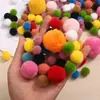 Em Estoque 1-6cm Bolas de Fio de Caxemira Coloridas Decoradas com Bayberry Bolas para Decoração de Roupas DIY Pingentes Criativos Bolas de Fio