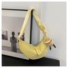 Bolsa de Dumpling Artística Outono e Inverno Moda Versátil Estilo Coreano Simples Nova Celebridade da Internet Feminina Ombro Transversal