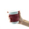 Deli 19206 Vaso de Papel de Doble Capa 280ml Desechable Aislado Engrosado Anti-quemaduras Taza para Café Té Bebida Caliente Venta al por Mayor