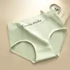 Estilo japonês menina grau 7A algodão puro roupa interior feminina algodão puro antibacteriano virilha cintura média respirável nude cor sólida roupa interior da menina
