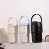 Vaso térmico de alta calidad, portátil, de gran capacidad, con separador de té, asa y cordón, perfecto para uso en exteriores.