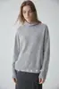 Hong Kong y American Apparel/"Fuzzy Whisper" Lana de Cachemir Sin Costuras Cuello de Pelo Cepillado Suéter de Punto Atmosférico