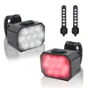 Nova Luz de Bicicleta de Alto Brilho Luz para Ciclismo Mountain Bike Conjunto de Luzes Dianteira e Traseira Carregamento USB à Prova d'Água ao Ar Livre Luz Q9