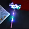 Barra Luminosa de Mano Accesorios de Ambiente Feliz Cumpleaños Arreglo de Ambiente Luminoso Aro para el Pelo con Purpurina para Niños y Niñas