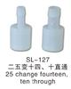 Conector Reductor de Tubería para Líneas de Agua de Acuacultura, Plástico PVC Grande a Pequeño Tapón de 1/2 Pulgada a 3/4 Pulgada, Codo en T, Codo, Conector Recto