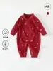 Ropa de Bebé Mameluco para Recién Nacido Ropa de Primavera y Otoño 100% Algodón Atuendo de Mariposa para Bebé Pequeño Mameluco Estilo Monje para Fiesta de Primer Mes