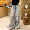 Conjunto Feminino da Moda 2026 Verão Novo Elegante Emagrecedor Camiseta de Manga Curta com Nó Torcido em V Calças de Cintura Alta Conjunto Casual de Duas Peças Tendência