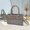 Bolsa quadrada pequena estilosa e moderna, nova coleção de verão 2026, estilo coreano, nicho, casual e bolsa de ombro de alta qualidade para mulheres