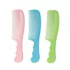 Escova de Cabelo Plástica com Dentes Grossos Estilo Desenho Animado Fofo e Feminino para Massagem e Pentear os Cabelos, Adequada para Pessoas Comuns