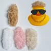 Accesorios de Patito Amarillo para Vecindario Transfronterizo, Linli No. Juguete de Decoración DIY de Pelo de Pato 8 Piezas, Regalo Hecho a Mano de Té con Leche de Limón