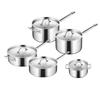 Olla pequeña para sopa comercial de hotel, olla para jugo, cocina de inducción de fondo compuesto, olla especial para leche con fondo engrosado, olla para cocinar de acero inoxidable para hornear