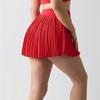 Falda de tenis para mujer, falda deportiva de dos piezas, cintura alta, plisada, anti-carrera, para montar a caballo