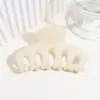 Novo prendedor de garra simples de cor sólida transfronteiriço para estilizar o cabelo na parte de trás da cabeça, acessório de cabelo cor de gelatina para mulheres