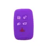 Adequado para Land Rover 5BT Smart 5 Chaves Capa de Chave de Silicone Capa de Chave de Cola Macia Capa Protetora Antifurto para Controle Remoto Aurora