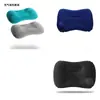 Inflado por presión, conveniente, engrosado, almohada cuadrada que protege la cintura, almohada de viaje, almohada portátil para siestas, almohada para siestas de oficina