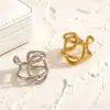 Anel de Linha Estilo Coreano para Mulheres, Simples e Fashionável, Estilo Ins Cool, Anel Versátil para Dedo Indicador, Acessórios Personalizados, Joias para Mãos Atacado
