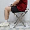 Silla de Inodoro de Acero Inoxidable para Ancianos Plegable Taburete de Inodoro para Mujeres Embarazadas Silla de Inodoro Móvil Simple