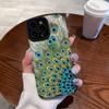 Adequado para Apple iPhone13 silicone 12 capa de telefone 11/XR/14/XsMax/7/8pl pena de pavão colorida