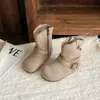 Botas para niña, Botas tipo Martin para niño, Nueva colección Otoño/Invierno 2026, Forradas de felpa, De caña media, Para bebés y niñas, Con un diseño moderno de volantes, Y hechas de piel