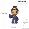 Figura Creativa Estilo Antiguo Dinastía Tang, Adorno de Muñeca Hanfu, Artesanía Decorativa de Resina de Gama Alta para Escritorio, Amazon Transfronterizo
