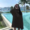 Estación Independiente de Amazon Transfronteriza Europea y Americana Exportación Ropa de Mujer Nuevo Otoño Color Sólido Cuello Redondo Camiseta Básica de Manga Larga