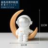 Decoración de astronauta espacial de resina al por mayor, decoración suave de escritorio, estudio, estantería, hogar moderno, regalo de cumpleaños