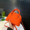 Bolsa de xadrez de diamante com textura de moda popular 2022 Moda do início do outono Novo estilo ocidental All-match Shoulder Crossbody Shell Bag