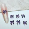 2025 Nova Resina Gelo Transparente Estampa de Leopardo Laço DIY Arte de Unha Joias Estilo Quente Popular Arte de Unha Estereoscópica Pequena Decoração
