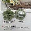 Flor de Rosa de Tela de Burbujas Arrugada de 7 CM Flor de Remolino Flor Hecha a Mano Tridimensional Flor DIY Faldas Zapatos Sombreros Bolsos Accesorios