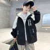 Chaqueta de Primavera para Niños 2026 Nueva Moda de Primavera para Niños Mayores, Cortavientos de Moda Estilo Urbano de Primavera y Otoño para Niños
