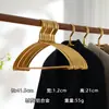 Percha de Aleación de Aluminio Metálico, Perchero para Armario sin Marcas, Anti-Marcas en los Hombros, Tendedero de Acero Inoxidable, Antideslizante