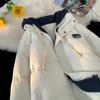 Chaqueta acolchada de algodón de dos piezas para hombre, imitación NASA, invierno 2024, nueva chaqueta acolchada de algodón grueso con capucha, chaqueta de plumón de invierno para niños.