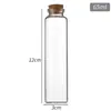 Botellas de Vidrio Vacías Tapadas con Corcho de 30 mm, Botellas Pequeñas, Botellas para Reactivos, Botellas Dispensadoras, Vidrio Blanco de Alta Calidad al por Mayor