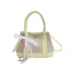 Bolsa Saco Patchwork Tendência Estilo Coreano para Mulheres Verão 2025 Nova Moda Casual Versátil Ombro Transversal