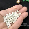 Contas Redondas de Imitação de Pérola com Alto Brilho, Bege e Branco, 3`12mm, Contas Soltas para Pentes Tradicionais, Acessórios DIY Hanfu