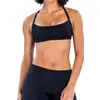 Sutiã esportivo DFYNE transfronteiriço com alças duplas, top de secagem rápida para corrida ao ar livre e fitness, design estiloso nas costas, sutiã de ioga para mulheres