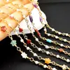 Color Oro Real Conservación del Color Piedra Natural Cadena de Cobre Pendientes Joyería Pulsera Collar Accesorios Joyería DIY Materiales para Ropa