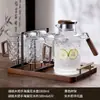 Juego de Jarra de Vidrio para Agua Fría para Uso Doméstico, Resistente a Altas Temperaturas, Adecuado para Enfriar Agua, Té de Frutas y Preparar Té, Gran Capacidad