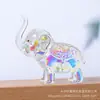 Decoração de Quarto Artesanato de Cristal Cor AB estilo cartoon ornamentos de simulação de elefante ornamentos de animais para sala de estar atacado