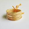Traje de Cinta de Color de 3 Capas Pulsera de Lentejuelas Medias Transparentes Pulsera de Lazo para Dama Pulsera Linda de Manguera de Silicona